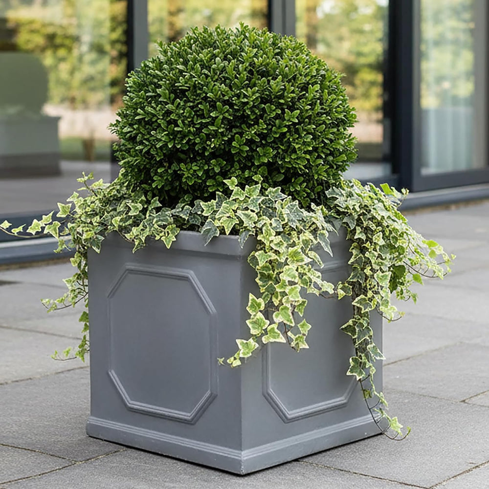 Large Plant Pots Square Planter Reinforced Stone