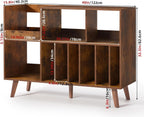 Large Record Player Stand Turntable with Storage Vinyl