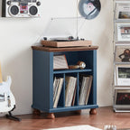 Large Record Player Stand with Vinyl Storage 24