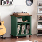 Large Record Player Stand with Vinyl Storage 24
