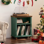 Large Record Player Stand with Vinyl Storage 24