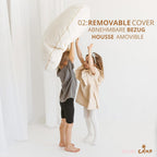 Large Round Floor Cushion Pillow for Kids Cotton
