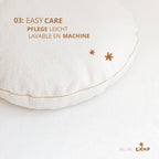 Large Round Floor Cushion Pillow for Kids Cotton
