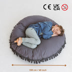 Large Round Floor Cushion Pillow for Kids Cotton