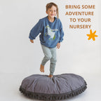 Large Round Floor Cushion Pillow for Kids Cotton