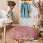 Large Round Floor Cushion Pillow for Kids Cotton