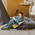 Large Round Floor Cushion Pillow for Kids Cotton