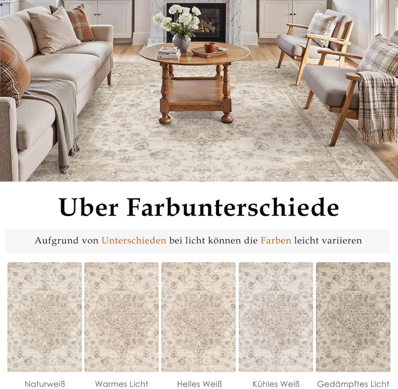 Large Rug for Living Room Machine Washable