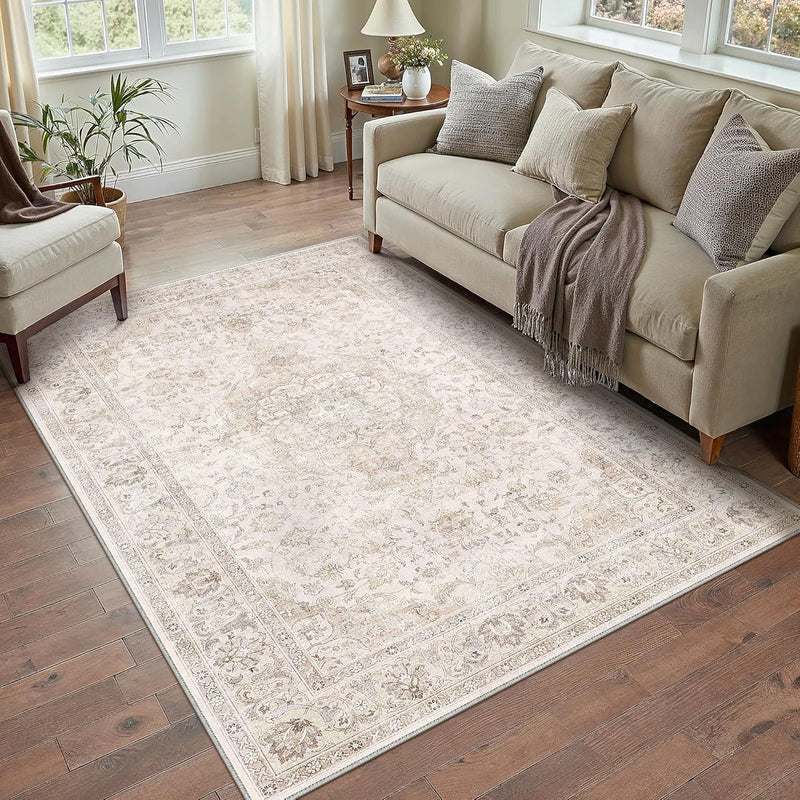 Large Rug for Living Room Machine Washable