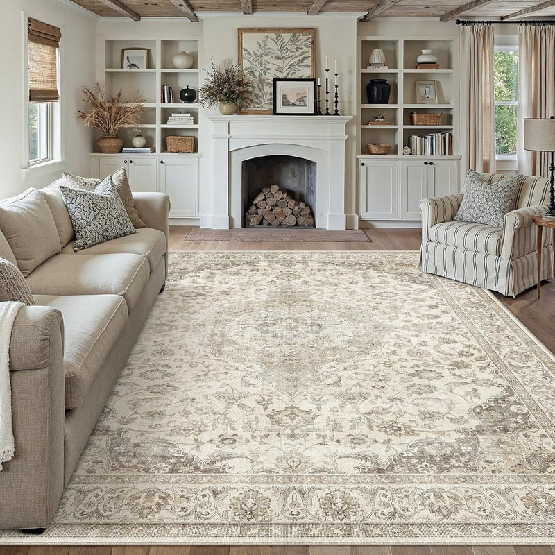 Large Rug for Living Room Machine Washable