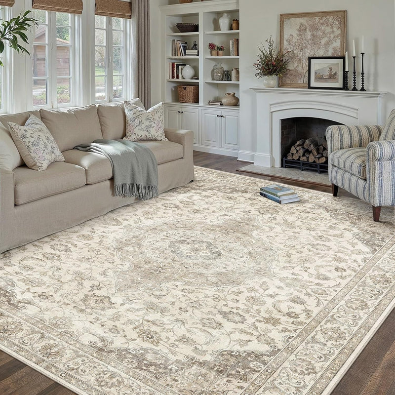 Large Rug for Living Room Machine Washable