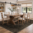 Large Rug Heritage Washable Non-Slip Vintage Boho