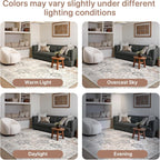 Large Rug Heritage Washable Non-Slip Vintage Boho