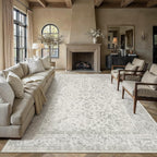 Large Living Room Area Rug Vintage Washable