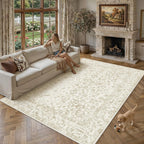 Large Living Room Area Rug Vintage Washable