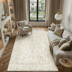 Large Living Room Area Rug Vintage Washable