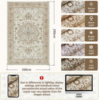 Taupe Door Mat Vintage Cashmere Feel Pile