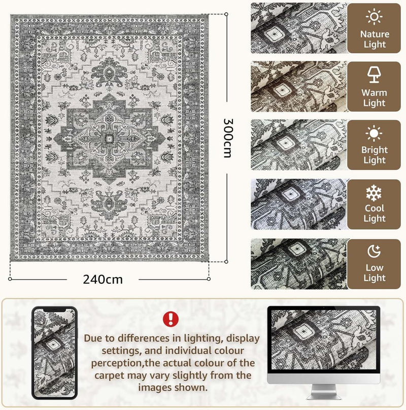 Taupe Door Mat Vintage Cashmere Feel Pile