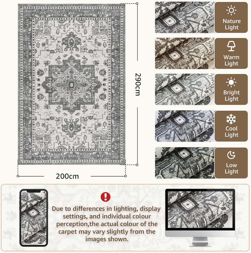 Taupe Door Mat Vintage Cashmere Feel Pile