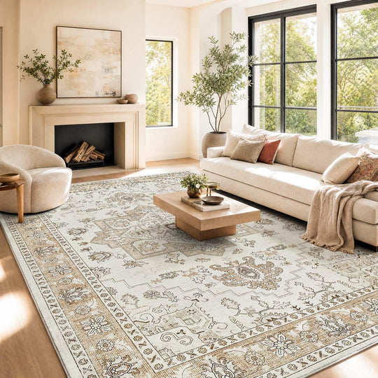 Taupe Door Mat Vintage Cashmere Feel Pile