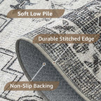 Taupe Door Mat Vintage Cashmere Feel Pile