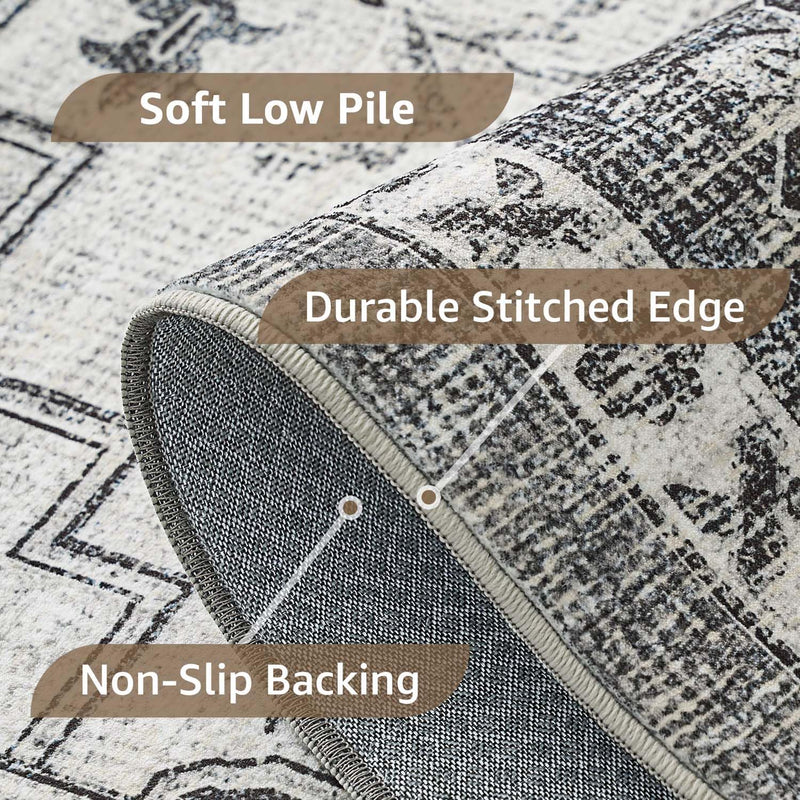 Taupe Door Mat Vintage Cashmere Feel Pile