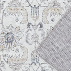 Large Rug Washable Floral Non Slip Lightweight