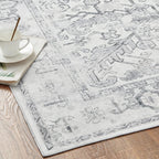 Large Rug Washable Floral Non Slip Lightweight