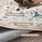 Taupe Door Mat Vintage Cashmere Feel Pile