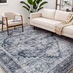 Large Rug Washable Vintage Traditional Distressed