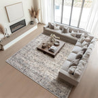 Large Rugs for Living Room Faux Wool