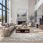Large Rugs for Living Room Faux Wool