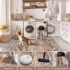 Large Rugs for Living Room Faux Wool