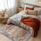 Large Rugs for Living Room Faux Wool