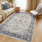 Large Rugs for Living Room Faux Wool