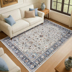 Large Rugs for Living Room Faux Wool