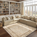 Large Rugs for Living Room Faux Wool