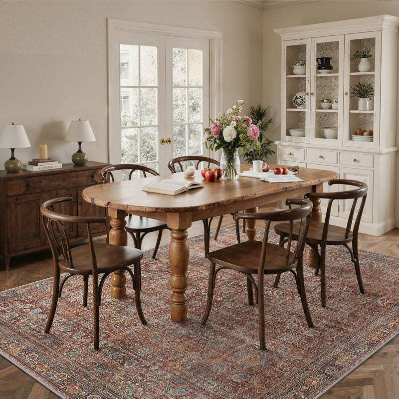 Extra Large Rug Oat Taupe Washable Non-Slip