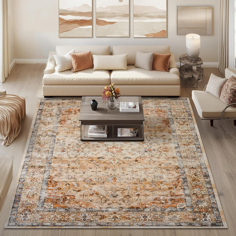 Large Rugs for Living Room Faux Wool
