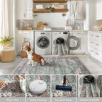 Large Rugs for Living Room Faux Wool