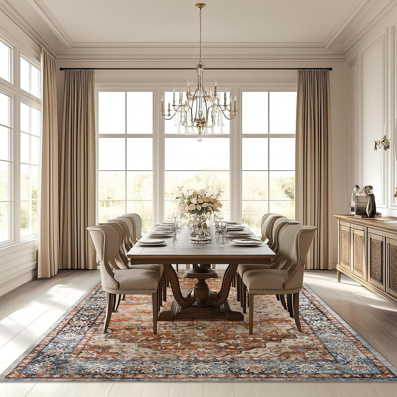 Large Rugs for Living Room Faux Wool