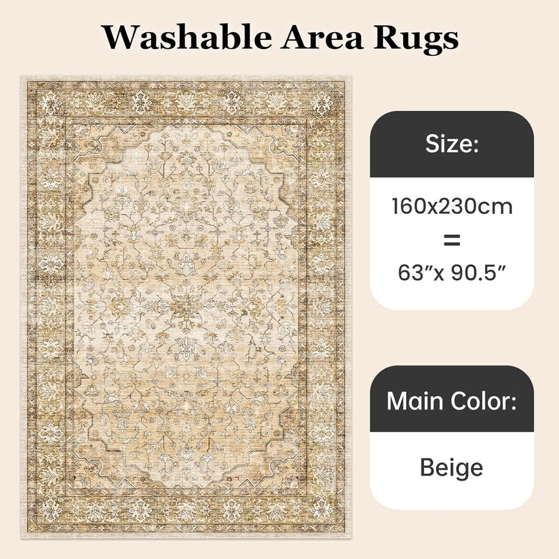 Large Rugs for Living Room Faux Wool