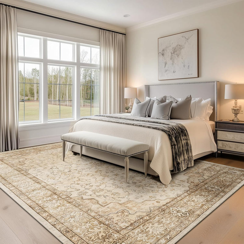 Large Rugs for Living Room Faux Wool