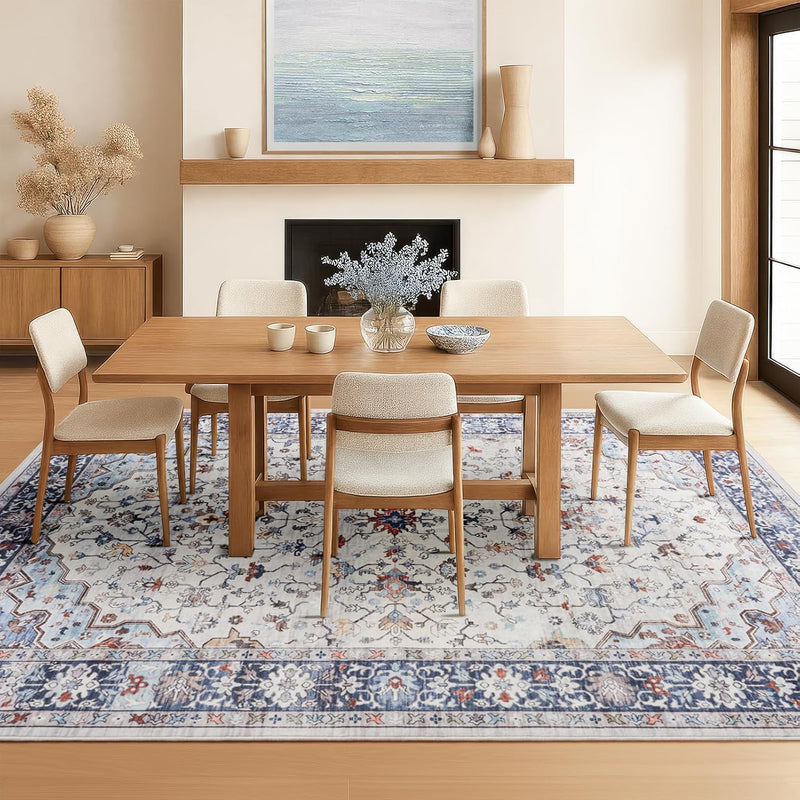 Large Rugs for Living Room Faux Wool