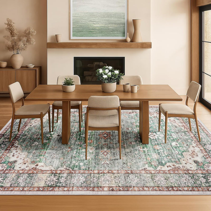 Large Rugs for Living Room Faux Wool