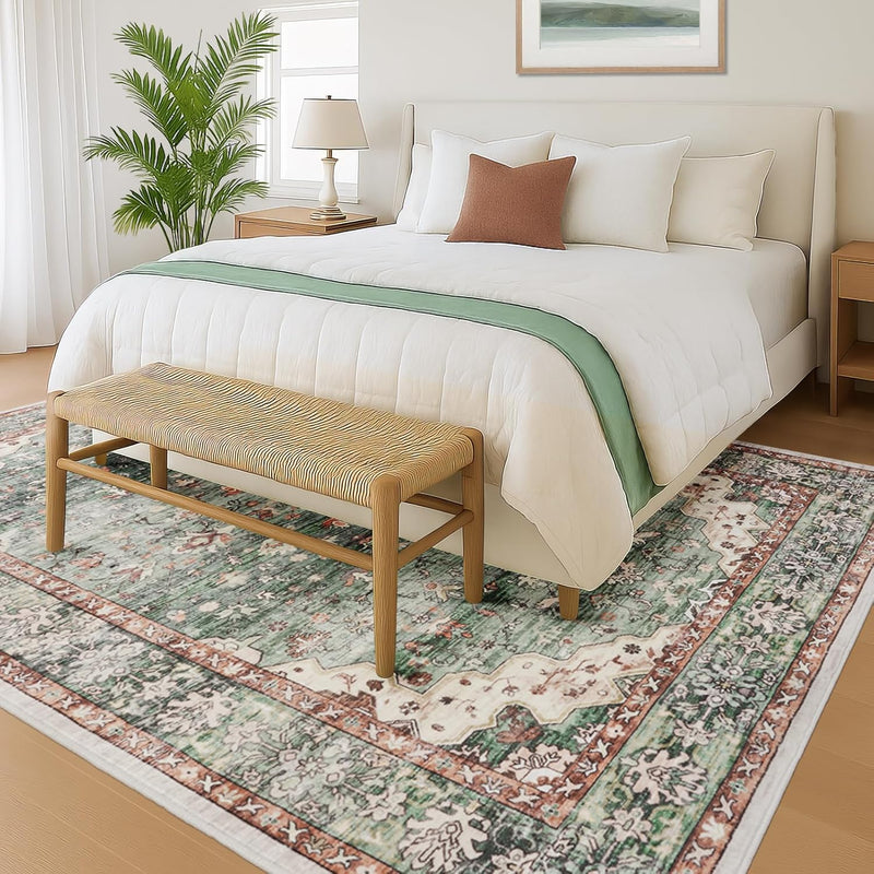 Large Rugs for Living Room Faux Wool