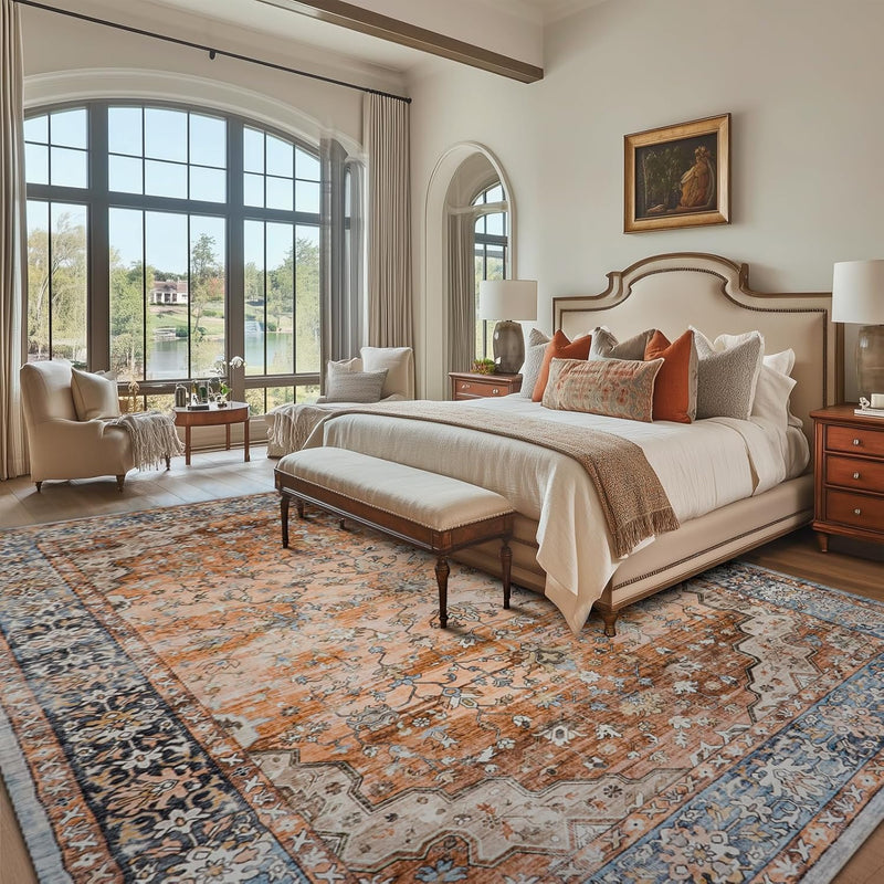 Large Rugs for Living Room Faux Wool