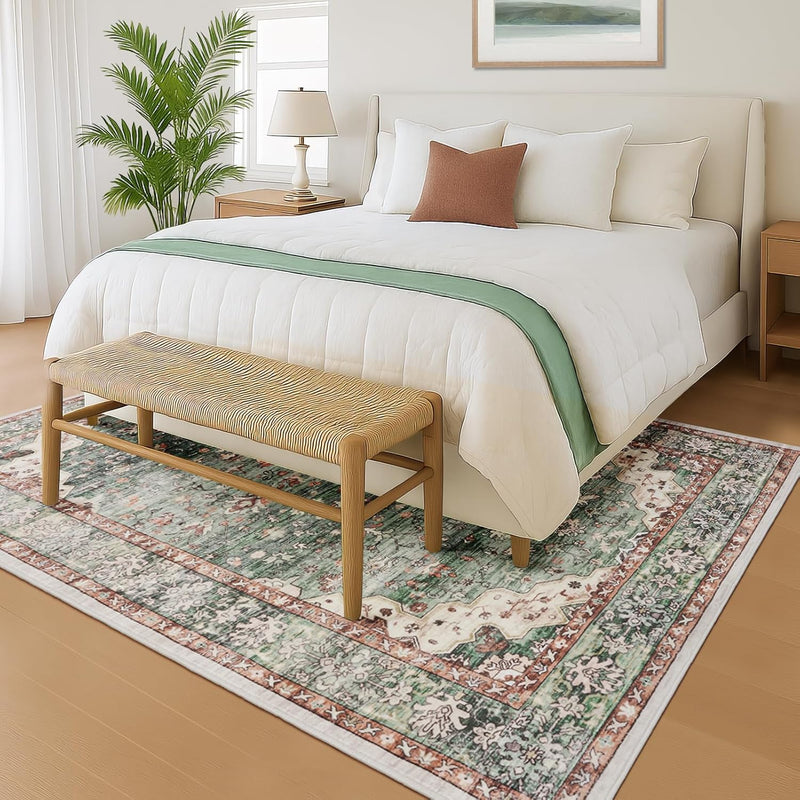 Large Rugs for Living Room Faux Wool