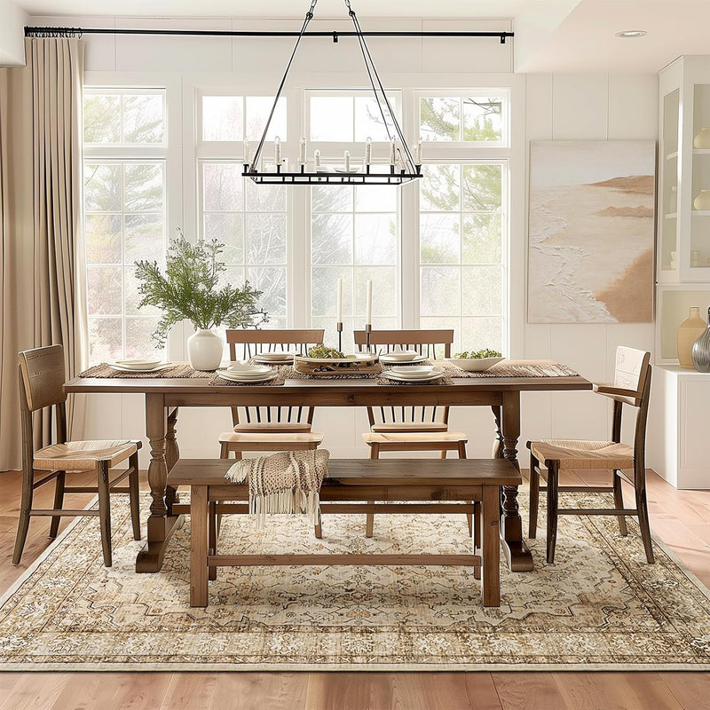 Large Rugs for Living Room Faux Wool