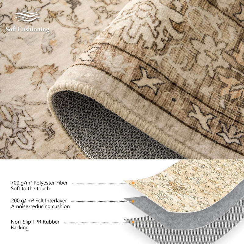 Large Rugs for Living Room Faux Wool